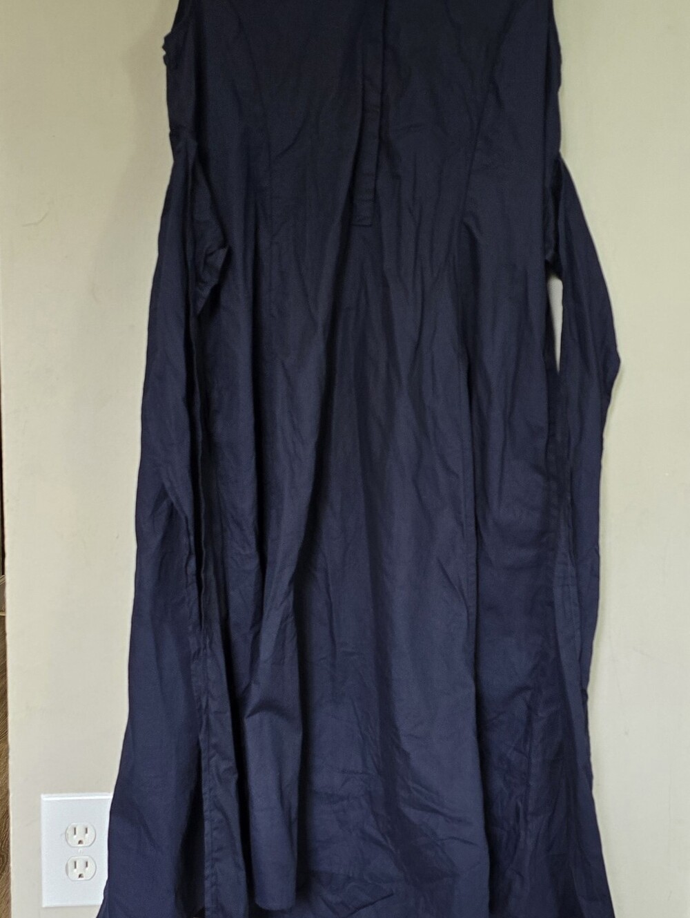 Banana Republic Navy Button-Front Shirt Dress - Picture 4 of 13